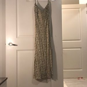 Hello Molly Cheetah Tie Back Dress 6 (XS) NWT
